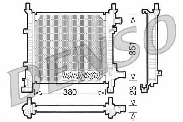 DENSO DRM10061 Радіатор охолодження двигуна DRM10061: Приваблива ціна - Купити у Польщі на 2407.PL!