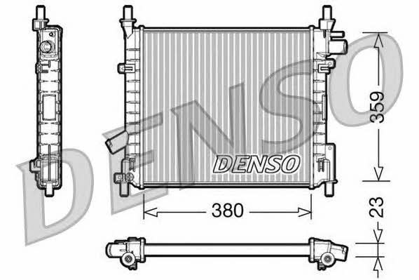 DENSO DRM10062 Radiator, engine cooling DRM10062: Buy near me in Poland at 2407.PL - Good price!