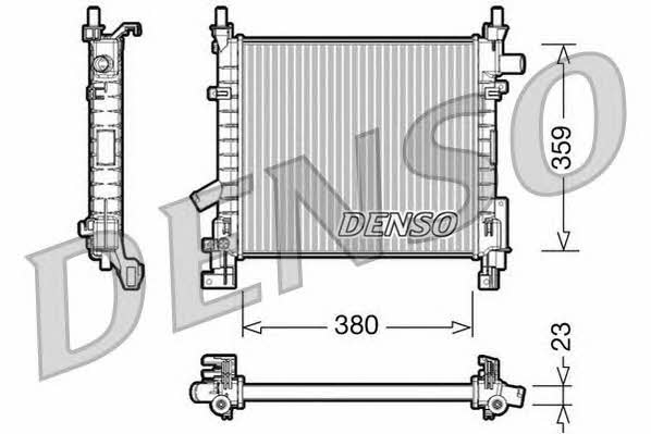 DENSO DRM10063 Radiator, engine cooling DRM10063: Buy near me in Poland at 2407.PL - Good price!
