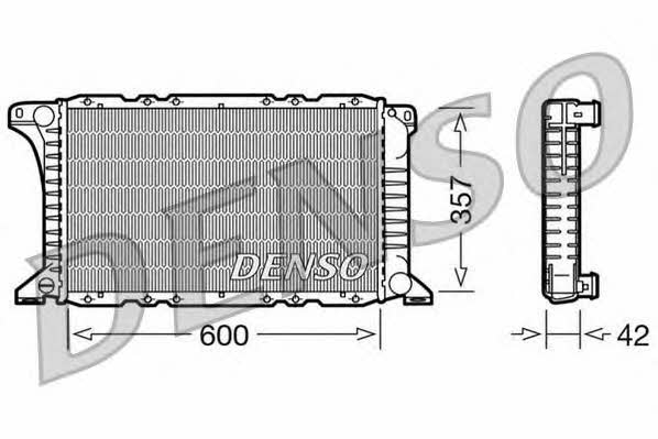 DENSO DRM10090 Radiator, engine cooling DRM10090: Buy near me in Poland at 2407.PL - Good price!