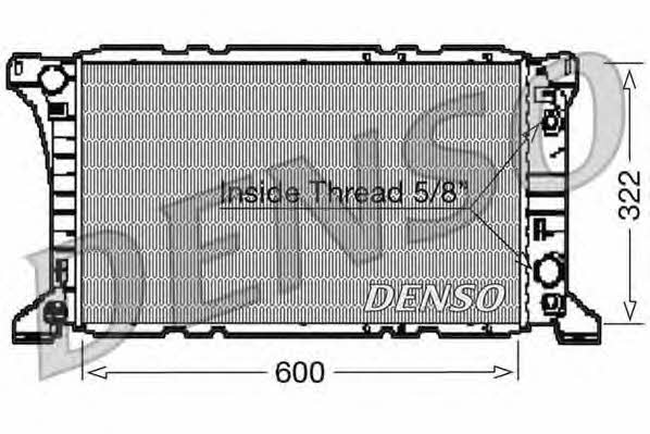 DENSO DRM10096 Radiator, engine cooling DRM10096: Buy near me in Poland at 2407.PL - Good price!