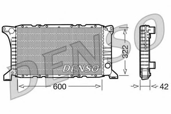 DENSO DRM10097 Радиатор охлаждения двигателя DRM10097: Отличная цена - Купить в Польше на 2407.PL!