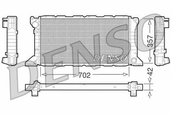 DENSO DRM10099 Radiator, engine cooling DRM10099: Buy near me in Poland at 2407.PL - Good price!