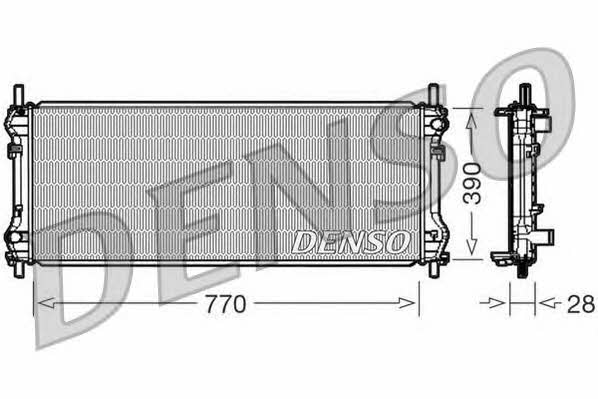 DENSO DRM10103 Radiator, engine cooling DRM10103: Buy near me in Poland at 2407.PL - Good price!