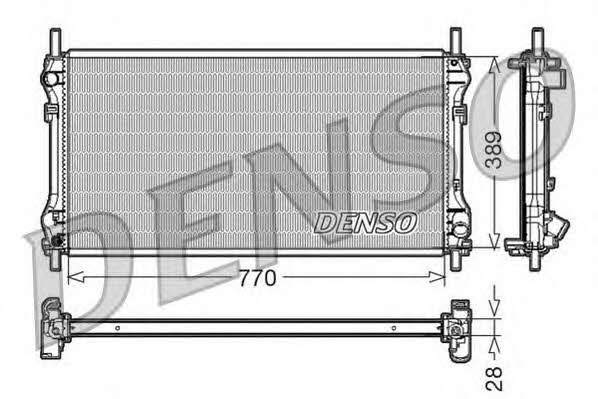 DENSO DRM10104 Chłodnica, układ chłodzenia silnika DRM10104: Atrakcyjna cena w Polsce na 2407.PL - Zamów teraz!