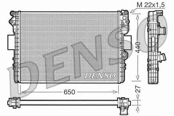 DENSO DRM12002 Radiator, engine cooling DRM12002: Buy near me in Poland at 2407.PL - Good price!