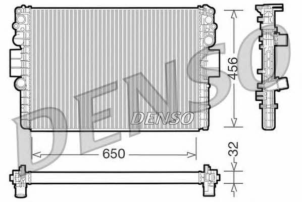 DENSO DRM12006 Radiator, engine cooling DRM12006: Buy near me in Poland at 2407.PL - Good price!