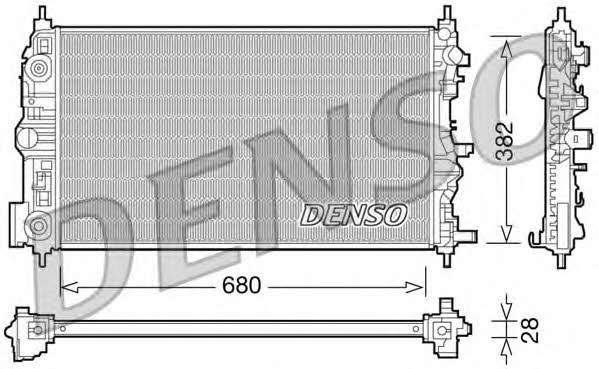 DENSO DRM15006 Radiator, engine cooling DRM15006: Buy near me at 2407.PL in Poland at an Affordable price!