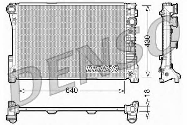 DENSO DRM17005 Radiator, engine cooling DRM17005: Buy near me at 2407.PL in Poland at an Affordable price!