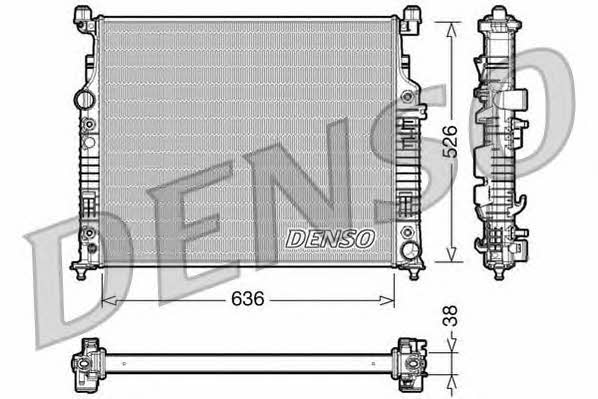 DENSO DRM17006 Radiator, engine cooling DRM17006: Buy near me in Poland at 2407.PL - Good price!