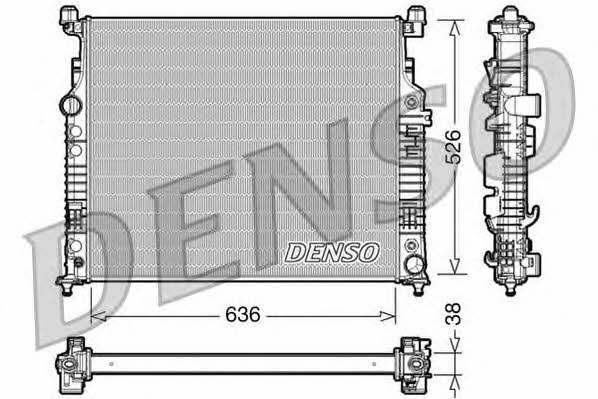 DENSO DRM17007 Radiator, engine cooling DRM17007: Buy near me in Poland at 2407.PL - Good price!