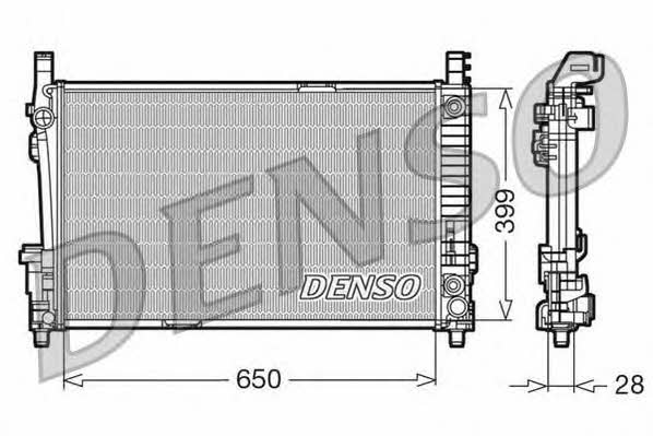 DENSO DRM17013 Radiator, engine cooling DRM17013: Buy near me at 2407.PL in Poland at an Affordable price!