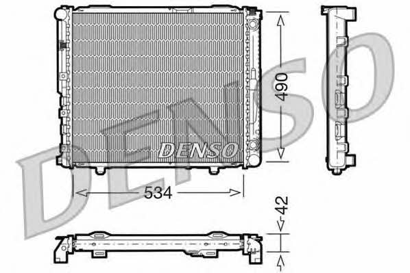 DENSO DRM17032 Radiator, engine cooling DRM17032: Buy near me in Poland at 2407.PL - Good price!