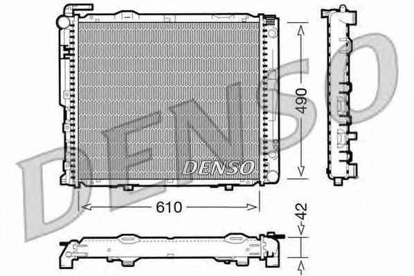 DENSO DRM17036 Radiator, engine cooling DRM17036: Buy near me in Poland at 2407.PL - Good price!
