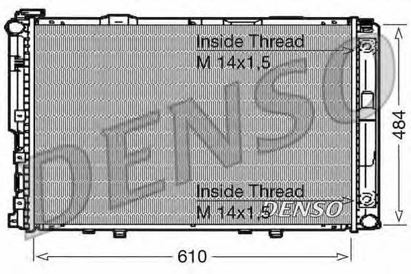 DENSO DRM17039 Radiator, engine cooling DRM17039: Buy near me in Poland at 2407.PL - Good price!