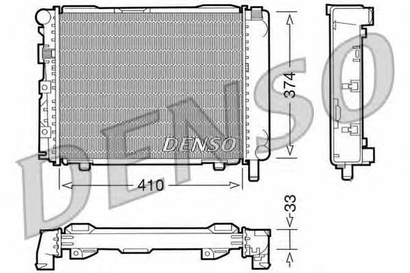 DENSO DRM17062 Radiator, engine cooling DRM17062: Buy near me in Poland at 2407.PL - Good price!