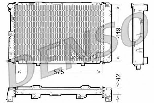 DENSO DRM17065 Radiator, engine cooling DRM17065: Buy near me in Poland at 2407.PL - Good price!