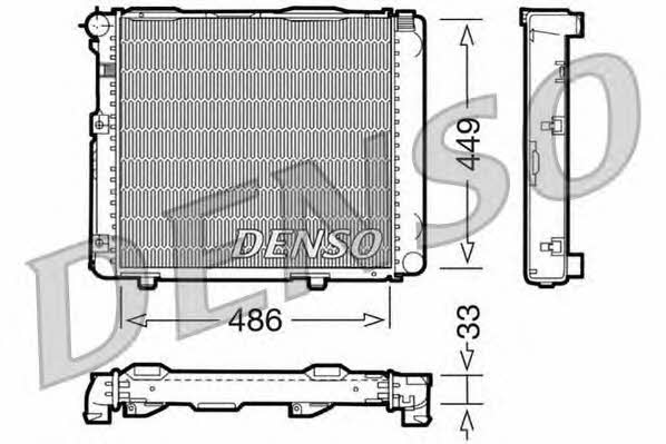 DENSO DRM17068 Radiator, engine cooling DRM17068: Buy near me in Poland at 2407.PL - Good price!