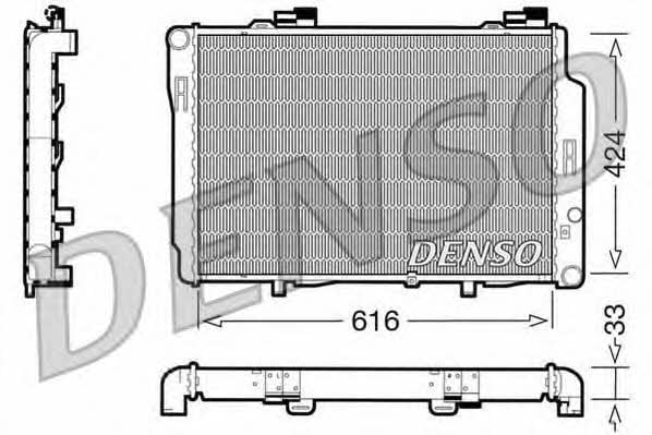 DENSO DRM17070 Radiator, engine cooling DRM17070: Buy near me in Poland at 2407.PL - Good price!