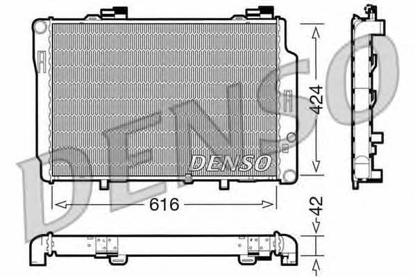 DENSO DRM17072 Radiator, engine cooling DRM17072: Buy near me in Poland at 2407.PL - Good price!