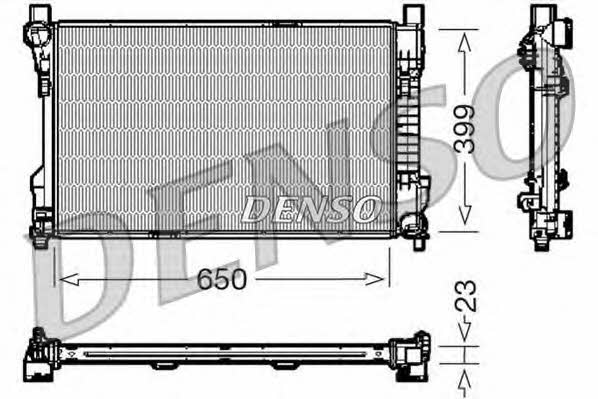 DENSO DRM17081 Radiator, engine cooling DRM17081: Buy near me in Poland at 2407.PL - Good price!