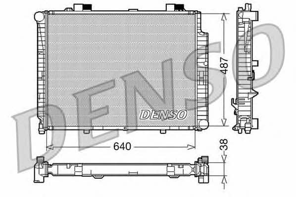 DENSO DRM17085 Radiator, engine cooling DRM17085: Buy near me in Poland at 2407.PL - Good price!