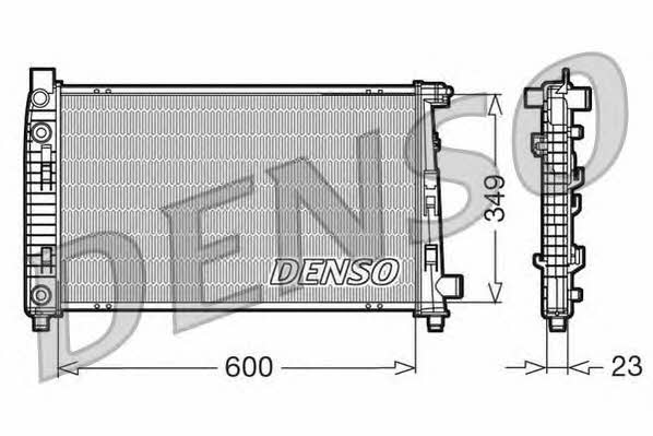 DENSO DRM17102 Радиатор охлаждения двигателя DRM17102: Купить в Польше - Отличная цена на 2407.PL!