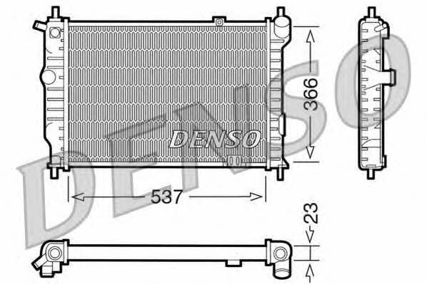 DENSO DRM20011 Radiator, engine cooling DRM20011: Buy near me in Poland at 2407.PL - Good price!