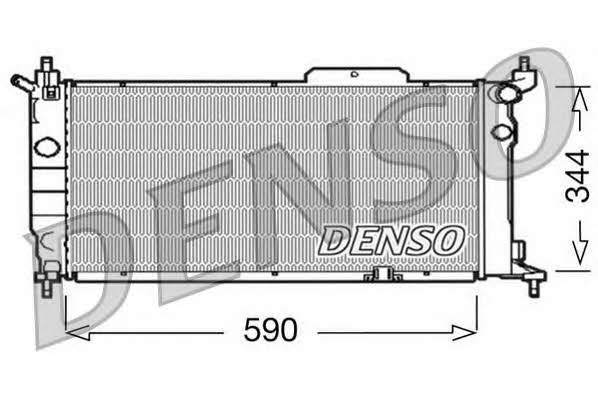 DENSO DRM20013 Radiator, engine cooling DRM20013: Buy near me in Poland at 2407.PL - Good price!