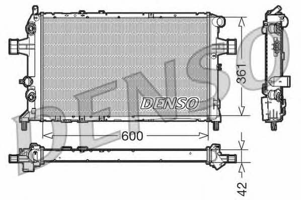 DENSO DRM20016 Radiator, engine cooling DRM20016: Buy near me in Poland at 2407.PL - Good price!