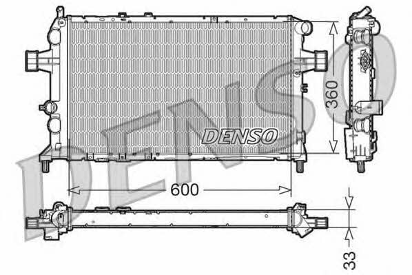 DENSO DRM20018 Радіатор охолодження двигуна DRM20018: Приваблива ціна - Купити у Польщі на 2407.PL!