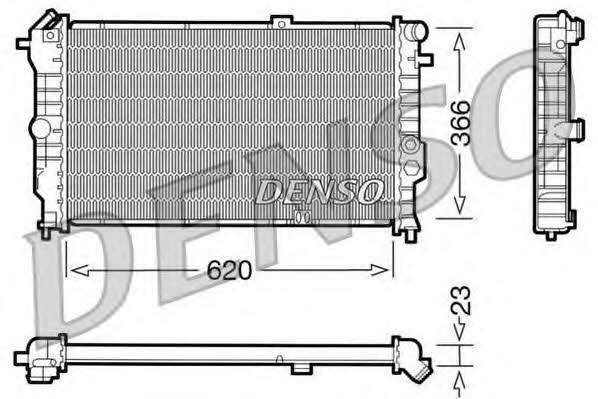 DENSO DRM20020 Radiator, engine cooling DRM20020: Buy near me in Poland at 2407.PL - Good price!