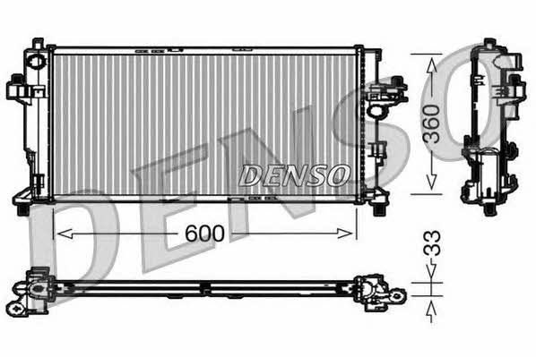 DENSO DRM20039 Radiator, engine cooling DRM20039: Buy near me in Poland at 2407.PL - Good price!