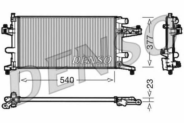 DENSO DRM20040 Радіатор охолодження двигуна DRM20040: Приваблива ціна - Купити у Польщі на 2407.PL!