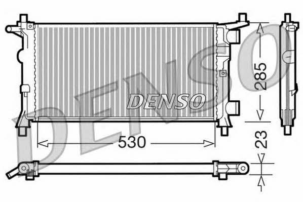 DENSO DRM20041 Радиатор охлаждения двигателя DRM20041: Отличная цена - Купить в Польше на 2407.PL!