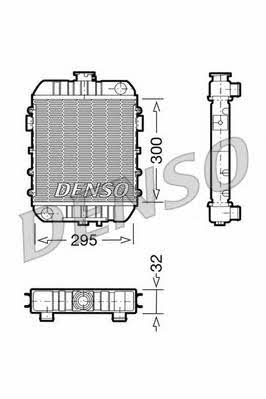 DENSO DRM20060 Radiator, engine cooling DRM20060: Buy near me in Poland at 2407.PL - Good price!