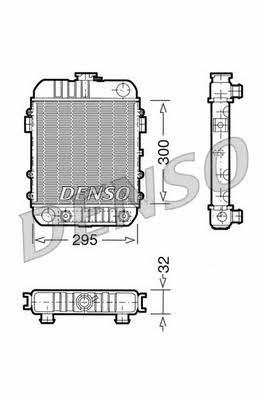 DENSO DRM20061 Radiator, engine cooling DRM20061: Buy near me in Poland at 2407.PL - Good price!