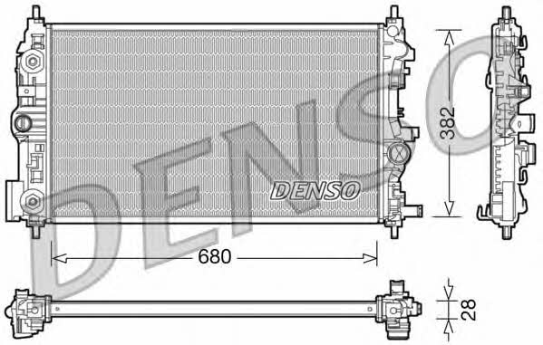 DENSO DRM20079 Radiator, engine cooling DRM20079: Buy near me at 2407.PL in Poland at an Affordable price!