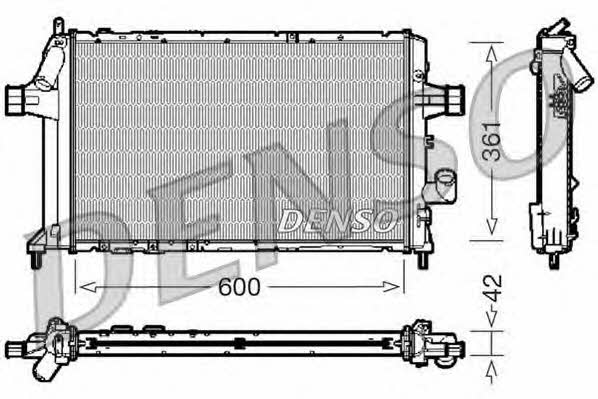 DENSO DRM20085 Radiator, engine cooling DRM20085: Buy near me in Poland at 2407.PL - Good price!
