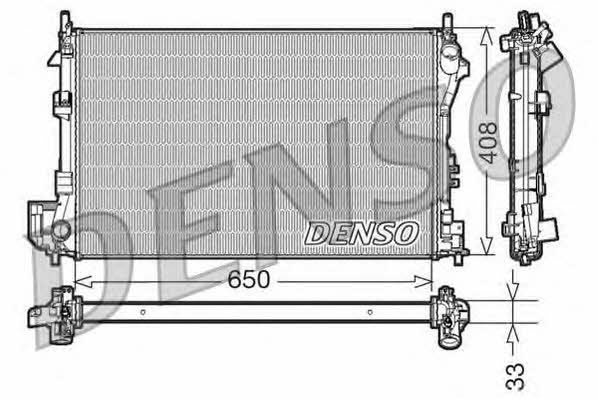 DENSO DRM20087 Radiator, engine cooling DRM20087: Buy near me in Poland at 2407.PL - Good price!