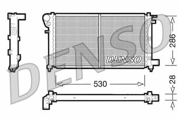 DENSO DRM21002 Радіатор охолодження двигуна DRM21002: Приваблива ціна - Купити у Польщі на 2407.PL!