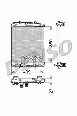 DENSO DRM21024 Radiator, engine cooling DRM21024: Buy near me in Poland at 2407.PL - Good price!
