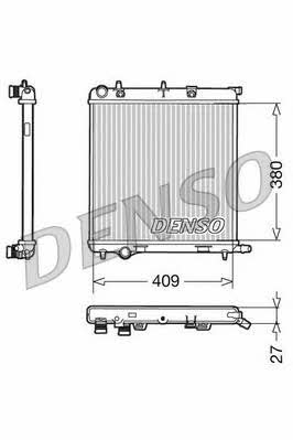 DENSO DRM21026 Radiator, engine cooling DRM21026: Buy near me in Poland at 2407.PL - Good price!