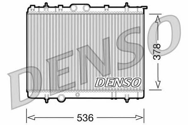 DENSO DRM21030 Радиатор охлаждения двигателя DRM21030: Отличная цена - Купить в Польше на 2407.PL!