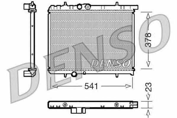 DENSO DRM21031 Radiator, engine cooling DRM21031: Buy near me in Poland at 2407.PL - Good price!