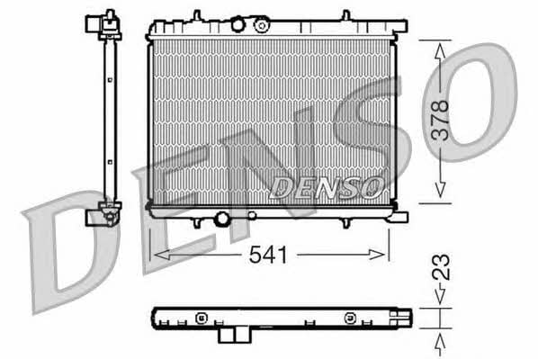 DENSO DRM21033 Radiator, engine cooling DRM21033: Buy near me at 2407.PL in Poland at an Affordable price!
