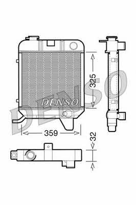 DENSO DRM21040 Радіатор охолодження двигуна DRM21040: Приваблива ціна - Купити у Польщі на 2407.PL!
