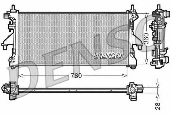 DENSO DRM21101 Chłodnica, układ chłodzenia silnika DRM21101: Dobra cena w Polsce na 2407.PL - Kup Teraz!