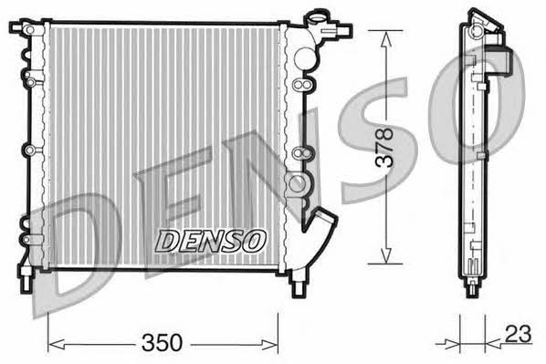 DENSO DRM23003 Radiator, engine cooling DRM23003: Buy near me at 2407.PL in Poland at an Affordable price!