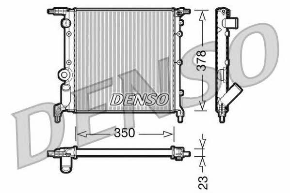 DENSO DRM23005 Radiator, engine cooling DRM23005: Buy near me in Poland at 2407.PL - Good price!